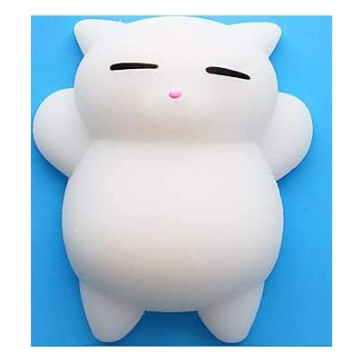 Mochi Squishy Animal Toys Stress Relief Toys Mochi Animals Toys Mini Animals Cat Cute Kawaii Decompression Toy Christmas Gift