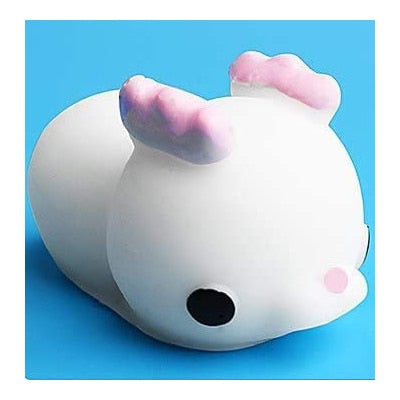 Mochi Squishy Animal Toys Stress Relief Toys Mochi Animals Toys Mini Animals Cat Cute Kawaii Decompression Toy Christmas Gift