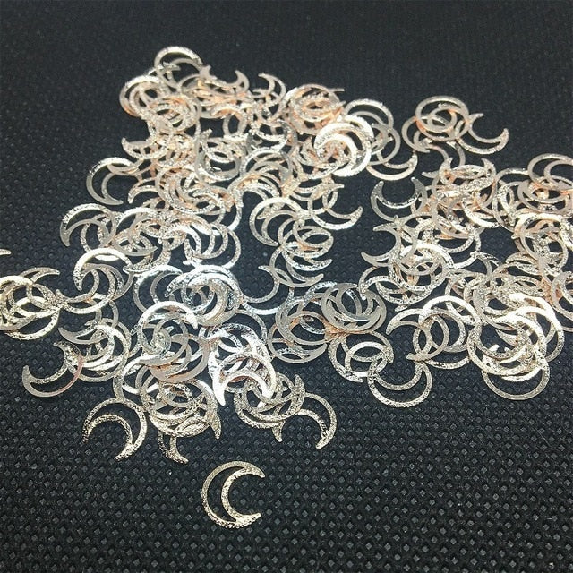 20Pcs Skull Nail Art Decorations Gold Metal 3d Nail Charms Decor Bling Silver NailArt Supplies Steam Punk Design Accessories