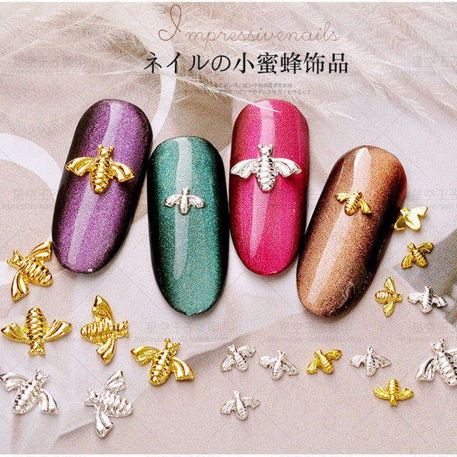 10PCs Mix Random 3D Gems Rhinestones Nails Strass Nail Art Decorations Stone Accessories Supplies Charms Butterfly Glitter