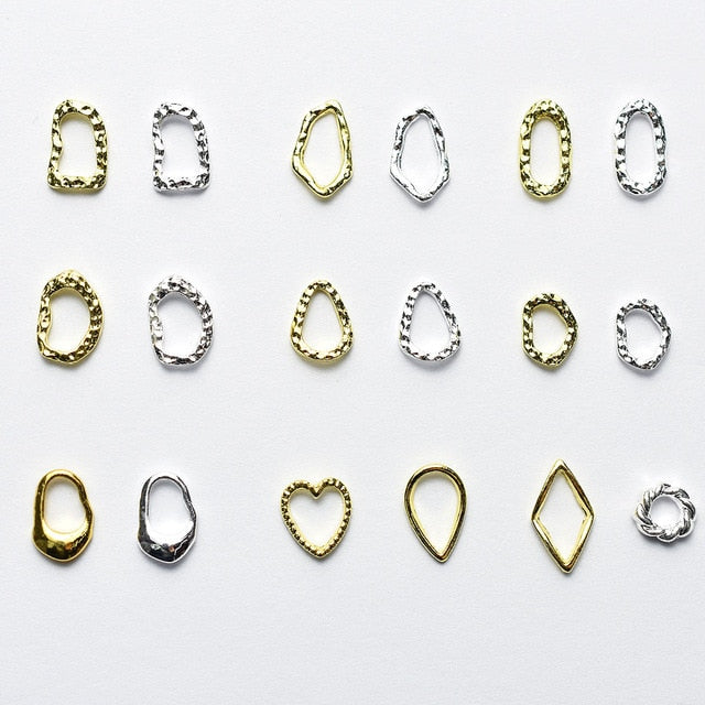 10PCs Mix Random 3D Gems Rhinestones Nails Strass Nail Art Decorations Stone Accessories Supplies Charms Butterfly Glitter