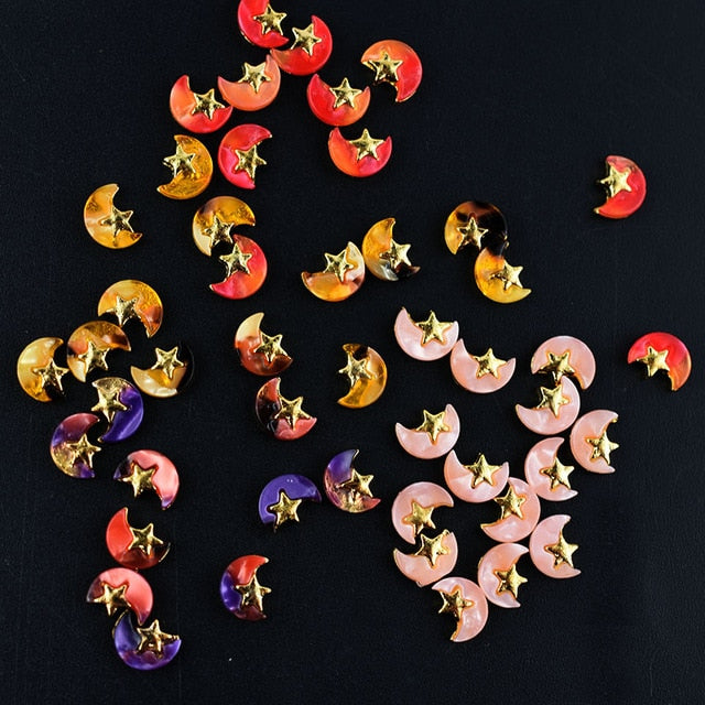 10PCs Mix Random 3D Gems Rhinestones Nails Strass Nail Art Decorations Stone Accessories Supplies Charms Butterfly Glitter