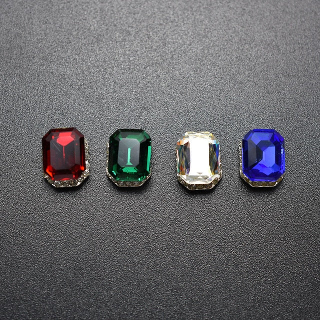 10PCs Mix Random 3D Gems Rhinestones Nails Strass Nail Art Decorations Stone Accessories Supplies Charms Butterfly Glitter