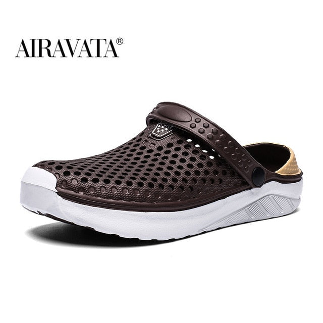 Sandals for Women Men Breathable Beach Shoes Fashion Garden Clog Aqua Shoes Trekking Wading Size 36-45