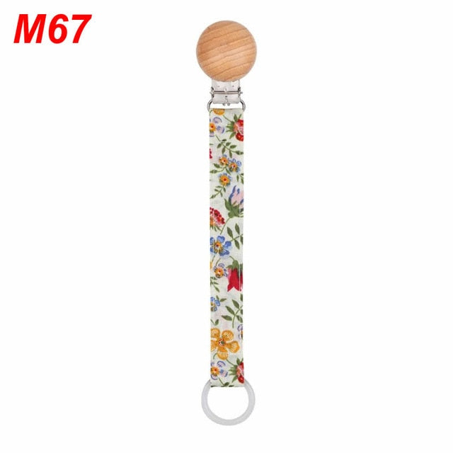 Cotton Linen Baby Pacifier Chain Clip Soother Nipple Holder Clasps Dummy Attache Feeding Dropship