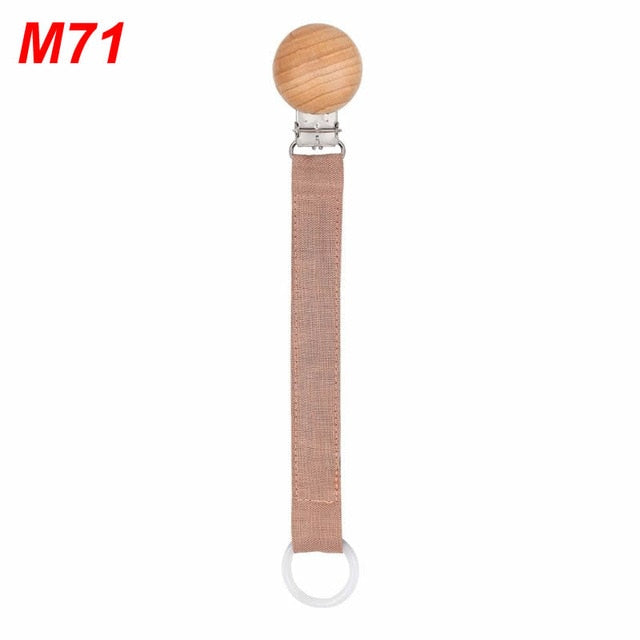 Cotton Linen Baby Pacifier Chain Clip Soother Nipple Holder Clasps Dummy Attache Feeding Dropship