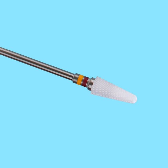 1pcs Ceramic Nail Drill Bit For Electric Manicure Drills Machine Milling Cutter Nail Files Buffers Nail Art Equipment Accessory