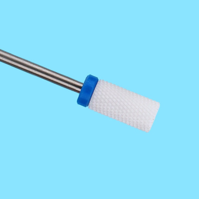 1pcs Ceramic Nail Drill Bit For Electric Manicure Drills Machine Milling Cutter Nail Files Buffers Nail Art Equipment Accessory