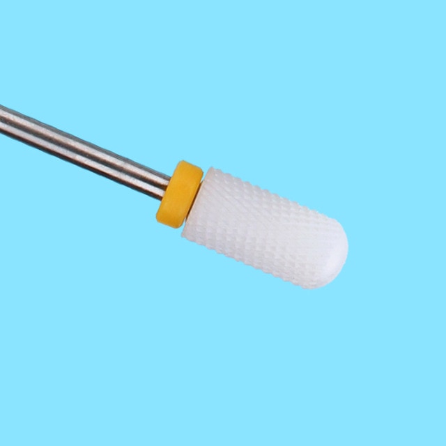 1pcs Ceramic Nail Drill Bit For Electric Manicure Drills Machine Milling Cutter Nail Files Buffers Nail Art Equipment Accessory