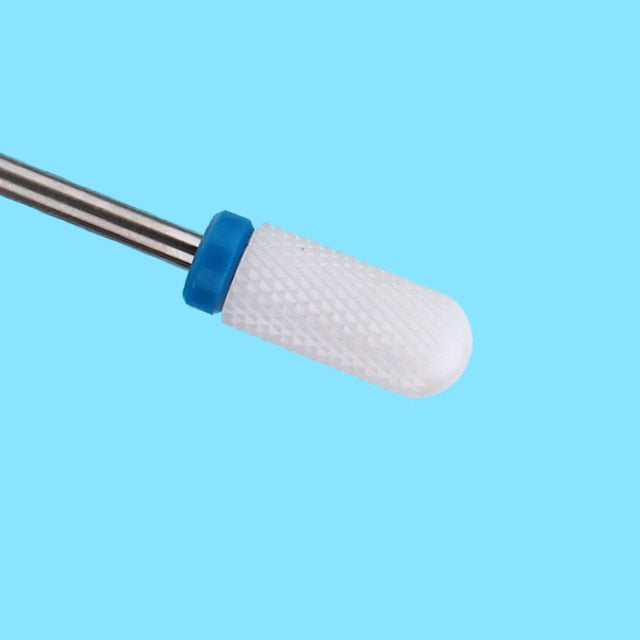 1pcs Ceramic Nail Drill Bit For Electric Manicure Drills Machine Milling Cutter Nail Files Buffers Nail Art Equipment Accessory