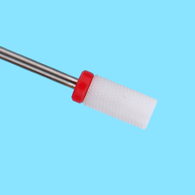 1pcs Ceramic Nail Drill Bit For Electric Manicure Drills Machine Milling Cutter Nail Files Buffers Nail Art Equipment Accessory