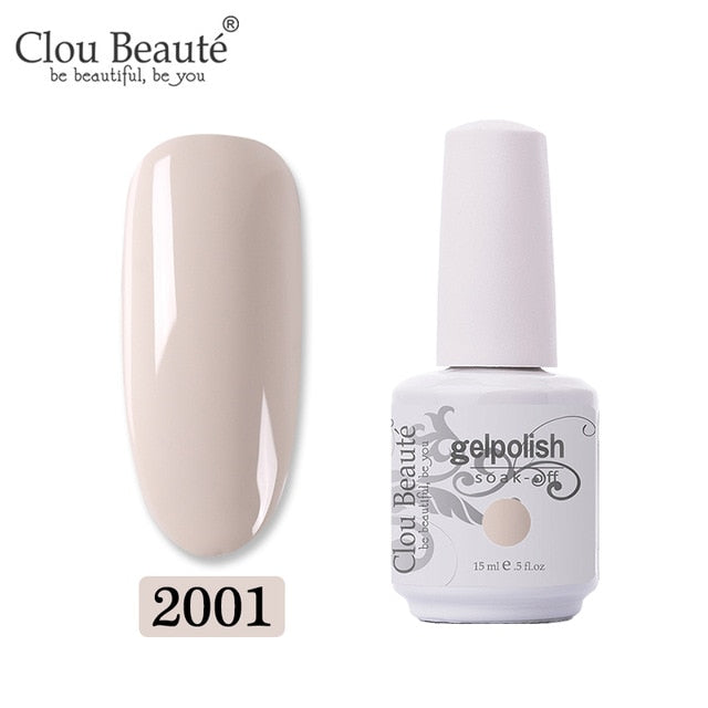 No Wipe Top Coat Base Coat Primer UV Gel Nail Art Tips Manicure Gel Nail Polish Color Gel Polish esmalte semi permanente