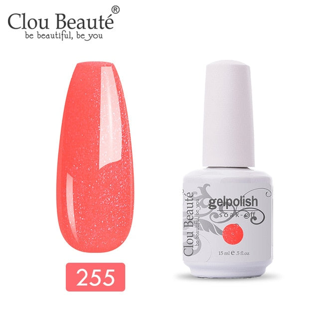 No Wipe Top Coat Base Coat Primer UV Gel Nail Art Tips Manicure Gel Nail Polish Color Gel Polish esmalte semi permanente