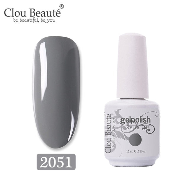 No Wipe Top Coat Base Coat Primer UV Gel Nail Art Tips Manicure Gel Nail Polish Color Gel Polish esmalte semi permanente