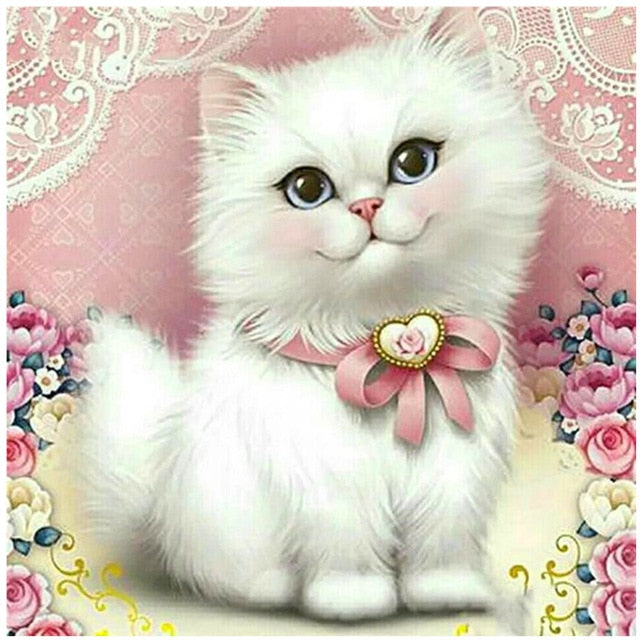 Full Round Diamond 5D diamond painting animal tiger fox diamond embroidery kit mosaic painting diy children gift