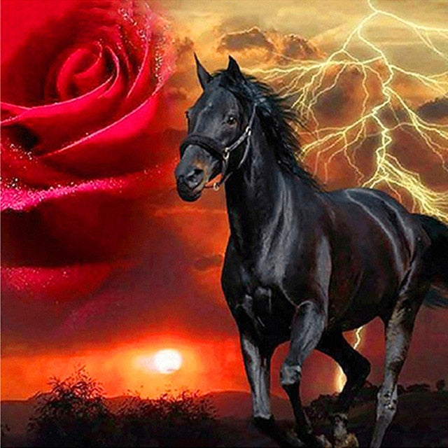 Full Round Diamond 5D diamond painting animal tiger fox diamond embroidery kit mosaic painting diy children gift