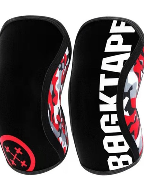 Knee Sleeves (1 Pair), 7mm Thick Compression Knee Braces Support for Weightlifting | Cross Training | Powerliftimen