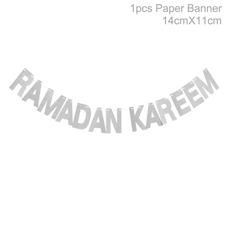 Balloons Decor Ramadan And Eid Decorations Eid Bjd Eid Mubarak Decor MUBARAK Paper Banner RAMADAN MUBARAK Muslim Ramadan Decor