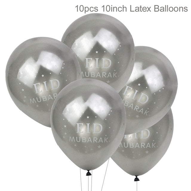 Balloons Decor Ramadan And Eid Decorations Eid Bjd Eid Mubarak Decor MUBARAK Paper Banner RAMADAN MUBARAK Muslim Ramadan Decor