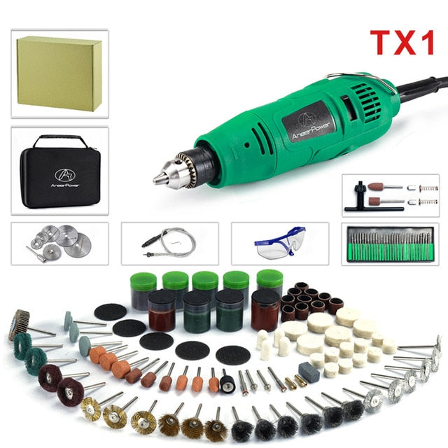 Dremel 260W Mini Electric Drill Engraver Rotary Tool Polishing Machine Power Tool 5Variable Speed Engraving Pen With Accessories
