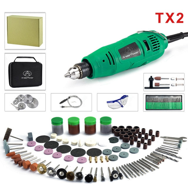 Dremel 260W Mini Electric Drill Engraver Rotary Tool Polishing Machine Power Tool 5Variable Speed Engraving Pen With Accessories