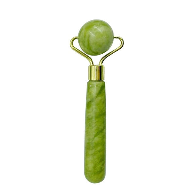 Jade Roller Massager for Face Roller Gua Sha Jade Stone Face Massager Beauty Thin Face Lift Anti Wrinkle Facial Skin Care Tools