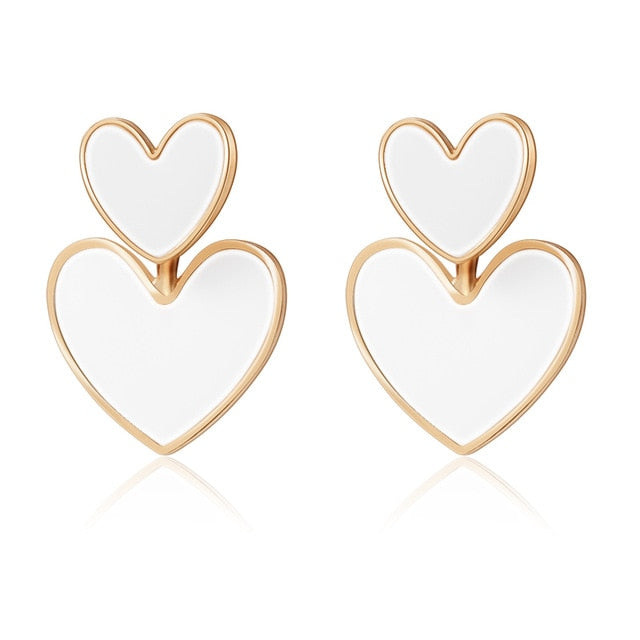 LOVR New Korean Statement Drop Earrings For Women Fashion Vintage Geometric Long Dangle Earrings 2020 kolczyki Female Jewelry