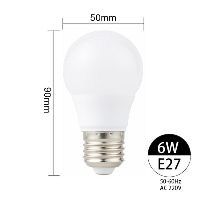 2pcs/lot LED E14 LED Bulb E27 LED Lamp AC 220V 230V 240V 3W 6W 9W 12W 15W 18W 20W Lampada LED Spotlight Table Lamp Lamps Light