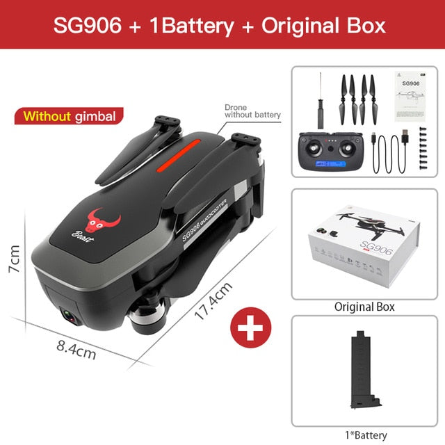 SG906 MAX Pro 2 Pro2 GPS Drone with Wifi 4K Camera Three-Axis Gimbal Brushless Professional Quadcopter Obstacle Avoidance Dron