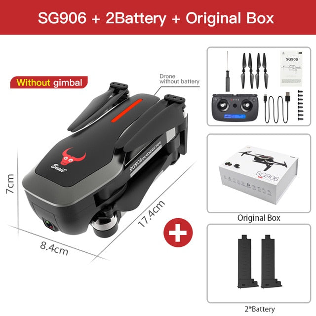 SG906 MAX Pro 2 Pro2 GPS Drone with Wifi 4K Camera Three-Axis Gimbal Brushless Professional Quadcopter Obstacle Avoidance Dron