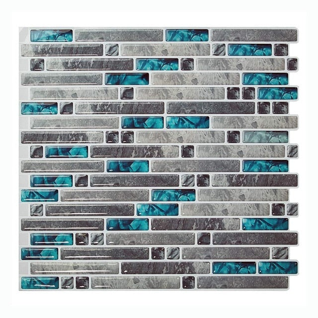 (Ship from USA) Stick Backsplash Tiles for Bathroom and Kitchen Peel and Stick Tile - Pack of 6 Pieces