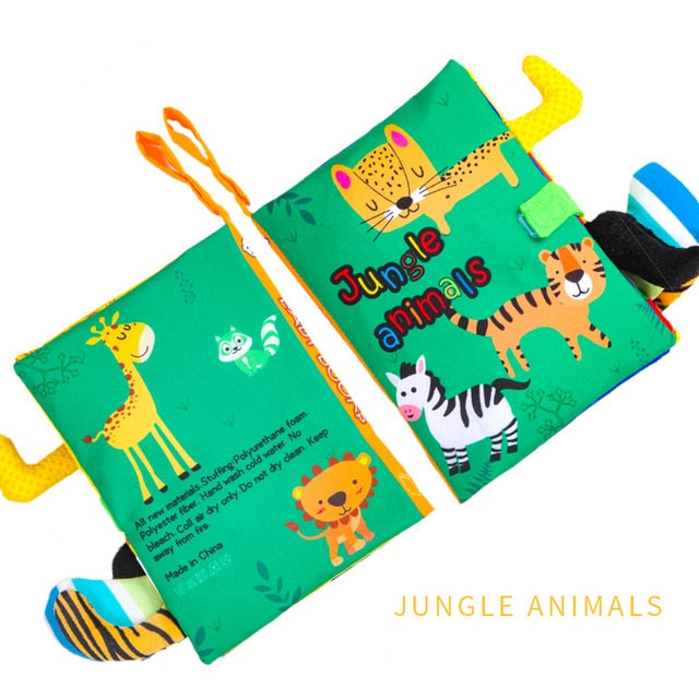 Baby Book Soft Cloth Books Toddler Newborn Early Learning Develop Cognize Reading Puzzle Book Toys Infant Quiet Book For Kids