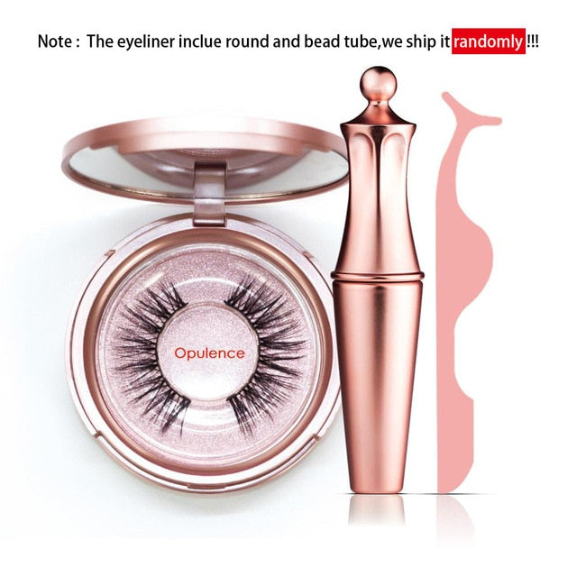 Magic/Magnetic Eyelashes Set 5 Magnets 3D Mink False Eyelashes Ship From USA Beauty Makeup Kit