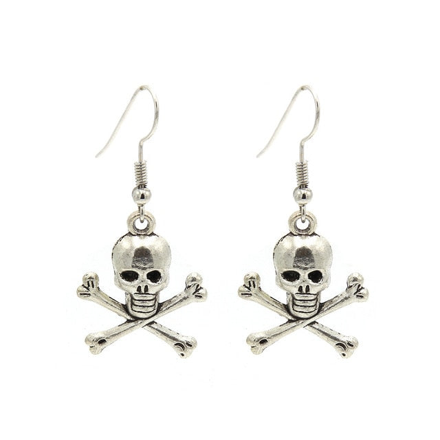 Big Cross Dangle Drop Earrings For Women Korean Trendy Punk Goth Gothic Vintage Statement Fashion Jewelry Steampunk Accessories