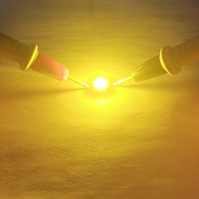 10PCS 100PCS High power led beads 1w 3w 5w 3.2V-3.6V white SMD Chip LED Diodes for DIY Bulb Light Beads