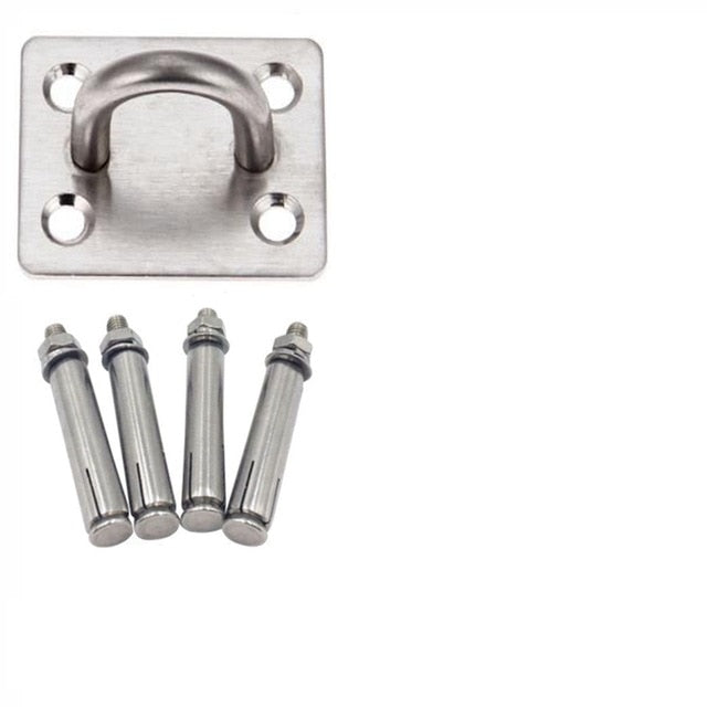 304 Stainless Steel Ceiling Hanging Kit Anchor Suspension Bracket Hook Hanger For Yoga Hammock Sex Swing Hanging Chair Sandbag