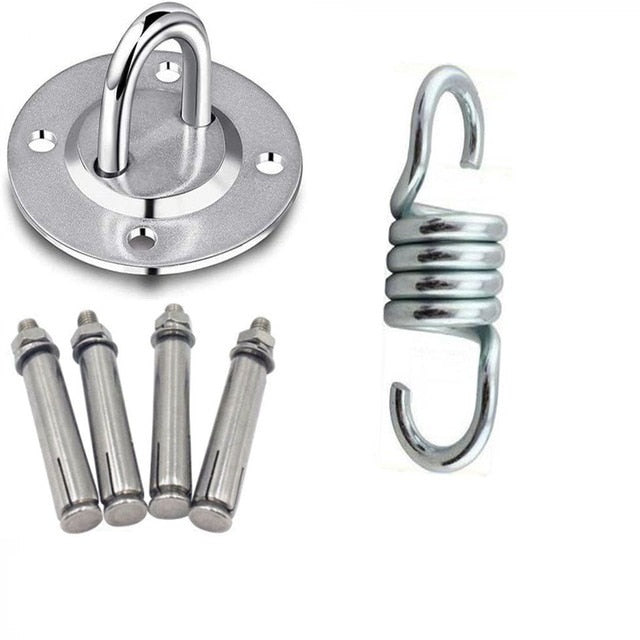 304 Stainless Steel Ceiling Hanging Kit Anchor Suspension Bracket Hook Hanger For Yoga Hammock Sex Swing Hanging Chair Sandbag
