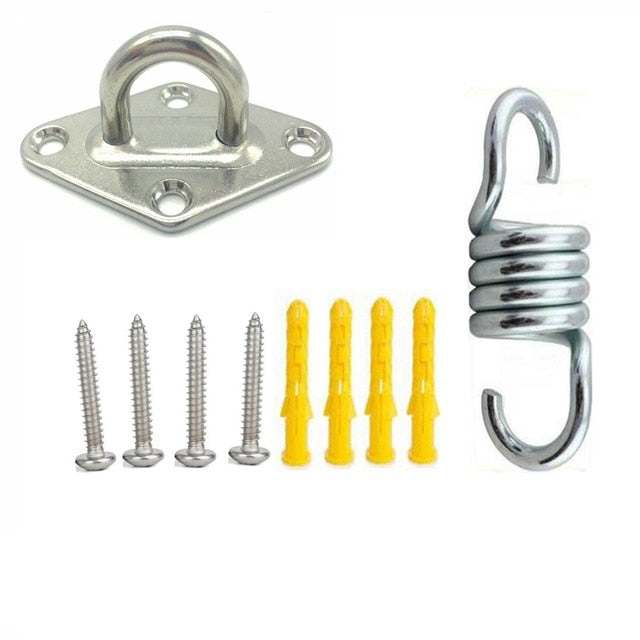 304 Stainless Steel Ceiling Hanging Kit Anchor Suspension Bracket Hook Hanger For Yoga Hammock Sex Swing Hanging Chair Sandbag