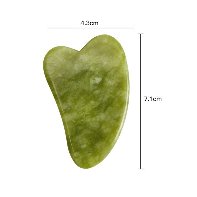 Jade Roller Massager for Face Roller Gua Sha Jade Stone Face Massager Beauty Thin Face Lift Anti Wrinkle Facial Skin Care Tools