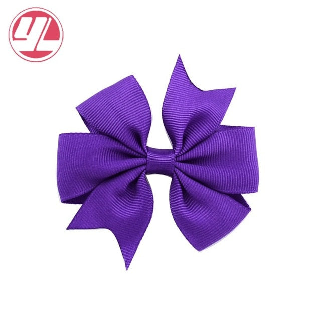 40 Colors New Baby Girl Hair Bow Toddler Butterfly Bow Knot Hair Pin Infant Hair Accessories