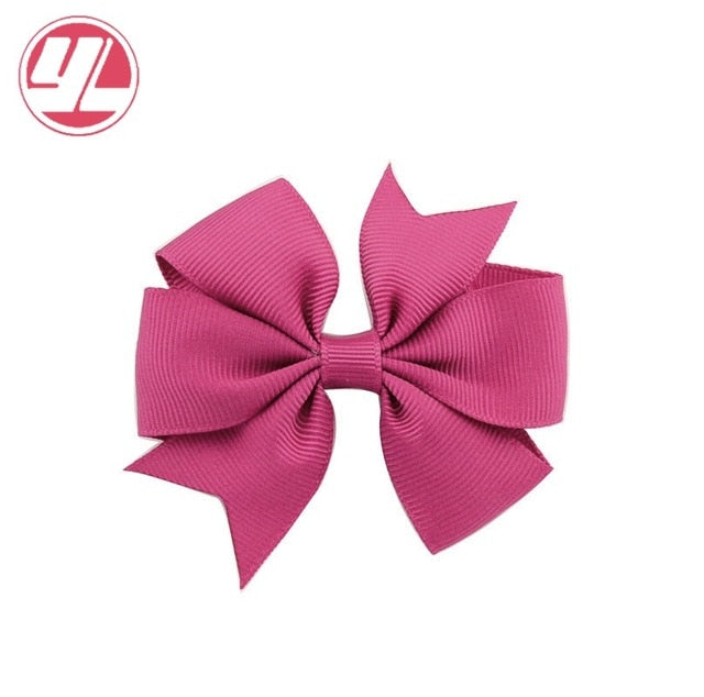 40 Colors New Baby Girl Hair Bow Toddler Butterfly Bow Knot Hair Pin Infant Hair Accessories
