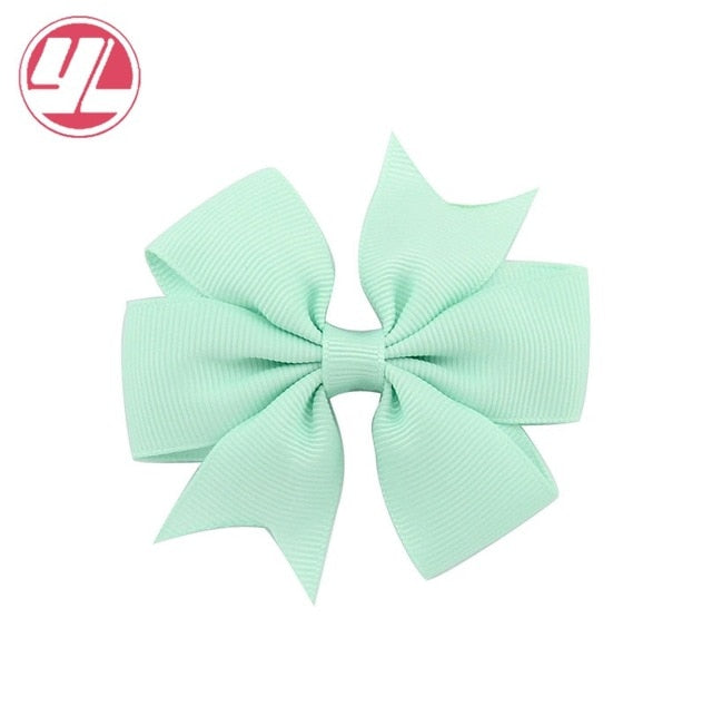 40 Colors New Baby Girl Hair Bow Toddler Butterfly Bow Knot Hair Pin Infant Hair Accessories