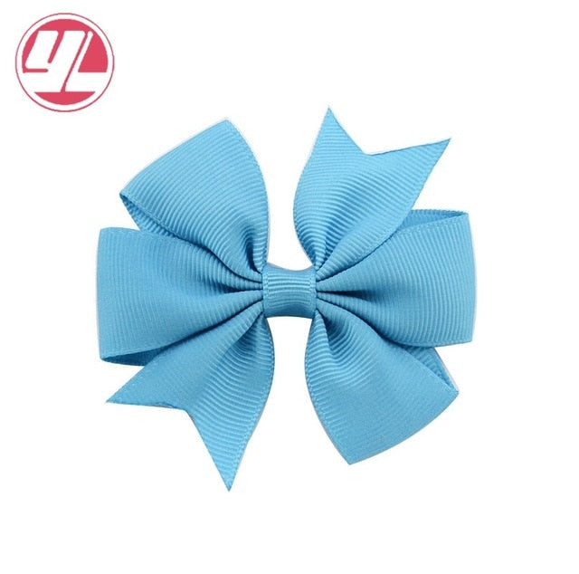 40 Colors New Baby Girl Hair Bow Toddler Butterfly Bow Knot Hair Pin Infant Hair Accessories