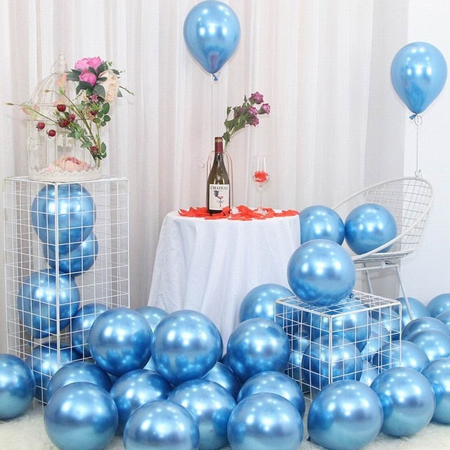 25pcs Rose Gold Metal Balloon Happy Birthday Party Decoration Kids Boy Girl Adults Wedding Birthday Ballon Bride To Be Baloon