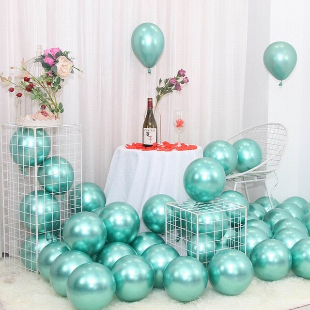 25pcs Rose Gold Metal Balloon Happy Birthday Party Decoration Kids Boy Girl Adults Wedding Birthday Ballon Bride To Be Baloon