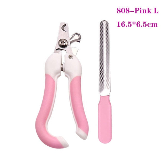 Professional Pet Cat Dog Nail Clipper Cutter With Sickle Stainless Steel Grooming Scissors Clippers for Pet Claws Dog Supplies