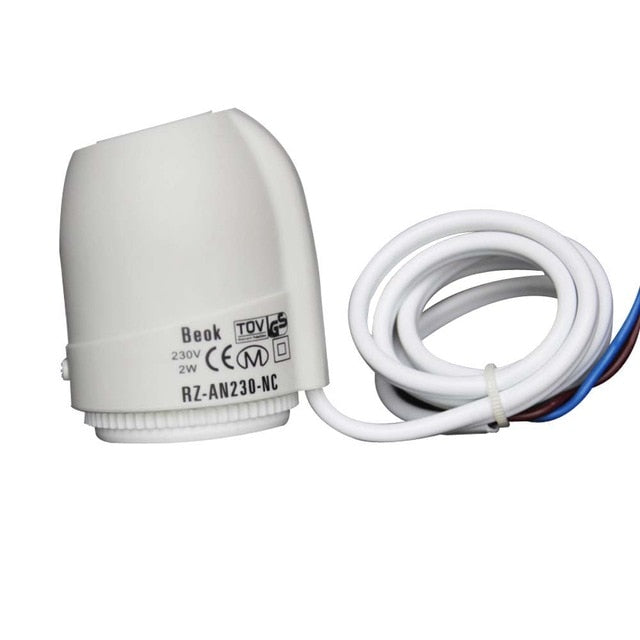 3A Water Floor Heating Smart WIFI Thermostat and Normal Closed Actuator and 8 Sub-chamber Hub Controller for Gas Boiler