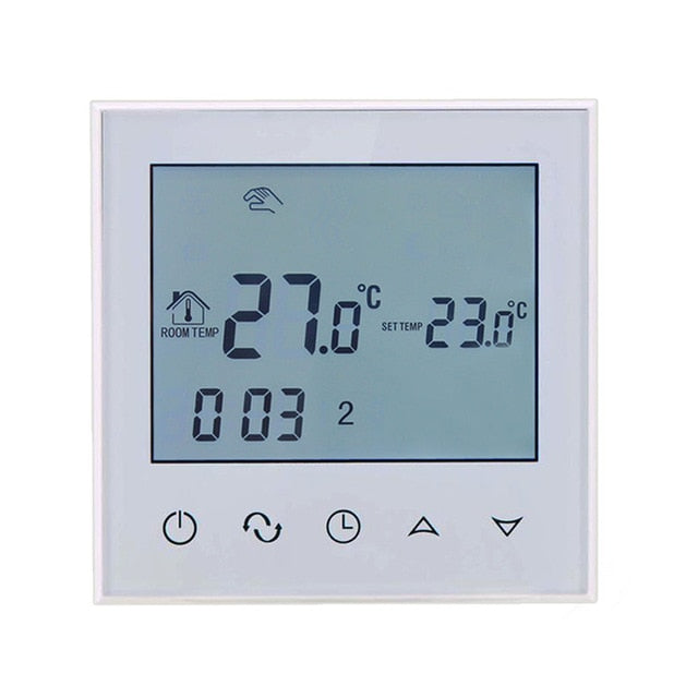 3A Water Floor Heating Smart WIFI Thermostat and Normal Closed Actuator and 8 Sub-chamber Hub Controller for Gas Boiler