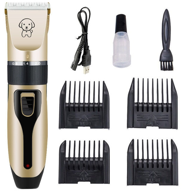 Dog Clipper Dog Hair Clippers Grooming (Pet/Cat/Dog/Rabbit) haircut Trimmer Shaver Set Pets cordless Rechargeable Professional