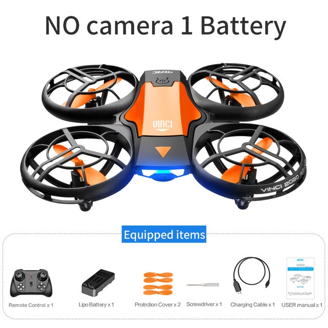 V8 New Mini Drone 4k profession HD Wide Angle Camera 1080P WiFi fpv Drone Camera Height Keep Drones Camera Helicopter Toys